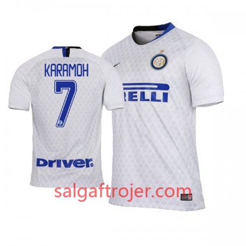 Inter Milan Fodboldtrøjer Yann Karamoh 7 Udebanesæt 2018/19 Kort ærmer Inter Milan Fodboldtrøjer Yann Karamoh 7 Udebanesæt 2018/19 Kort ærmer
